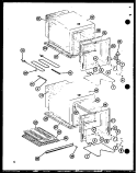 Page 2 Diagram and Parts List for AO-24SC P8556705S Amana Wall Oven