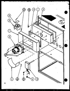 Section 9 Diagram and Parts List for GHI115A50 P6983125F Amana Heater