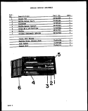 GRILLE MODULE ASSY Diagram and Parts List for KGT-693  Amana Cooktop