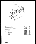 ROTISSERIE Diagram and Parts List for KGT-693  Amana Cooktop