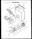 VENTILATION SECTION Diagram and Parts List for RDS-648-UK RDS-648-U K Caloric Cooktop