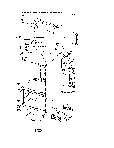 Cabinet Diagram and Parts List for 11175039020  Kenmore Refrigerator