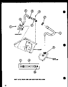 Section 4 Diagram and Parts List for LW2502L P1118409WL Amana Washer