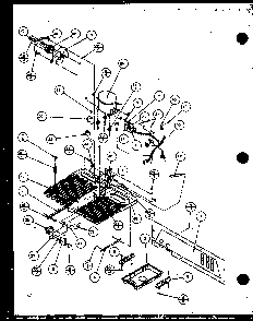 Machine Compartment - Panasonic Compressor Diagram and Parts List for SZI20ML-P1120101WL  Amana Refrigerator