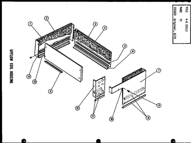 Diagram Diagram and Parts List for C58380-20  Amana Air Conditioner
