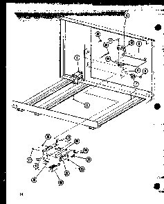 Section 11 Diagram and Parts List for RCC-6-P85318-1S  Amana Microwave