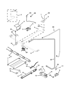 Manifold Parts Diagram and Parts List for AGR3311WDW2  Amana Range