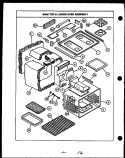 Page 1 Diagram and Parts List for RSS369  Caloric Range