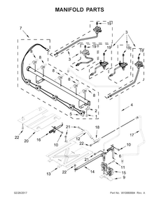 Part Location Diagram of W10592836 Whirlpool FITTING
