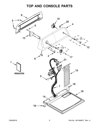 Part Location Diagram of W11399547 Whirlpool Instructions, Installation