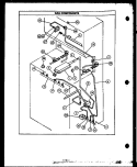 GAS COMPONENTS Diagram and Parts List for RSS369  Caloric Range