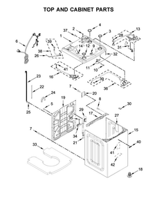 Part Location Diagram of W10749769 Whirlpool BEZEL