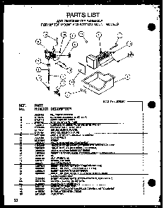 Section 9 Diagram and Parts List for TRG18QB3G-P1111315WG  Amana Refrigerator