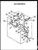 Part Location Diagram of 0302499 Whirlpool ORIFICE BROIL BURNER