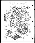 Part Location Diagram of 301358W Whirlpool NLAMAIN TOP, WHITE