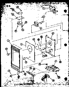 Section 5 Diagram and Parts List for RL6-5 P76250-2M Amana Microwave
