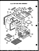 Page 1 Diagram and Parts List for RSS307-OF RSS3070OF Caloric Range