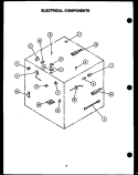 ELECTRICAL COMPONENTS Diagram and Parts List for RSS307-OF RSS3070OF Caloric Range
