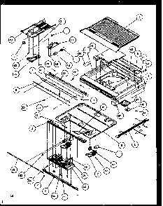 Divider Block Diagram and Parts List for TG18RBW-P1158303WW  Amana Refrigerator