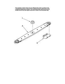 Lower Washarm Parts Diagram and Parts List for MDC4650AWB2  Maytag Dishwasher