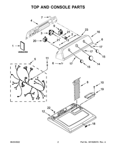 Part Location Diagram of W11625517 Whirlpool SWITCH-PTS