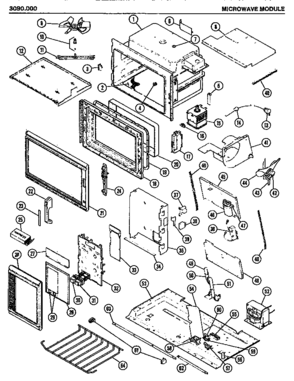 05 - Page 1 Diagram and Parts List for 3090000  Maytag Microwave