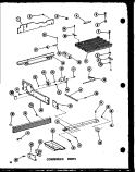 CONDENSER PARTS Diagram and Parts List for BCI20DA P747022WA Amana Refrigerator