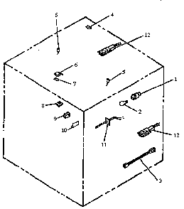 Electric Components Diagram and Parts List for RSF3400UW-P1141222NW  Caloric Range