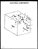 ELECTRICAL COMPONENTS Diagram and Parts List for PHU201UB1 P1130740N Amana Range