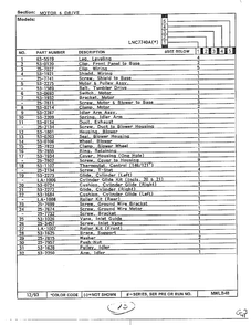 Motor And Drive Page 2 Diagram and Parts List for 7740A  Norge Dryer