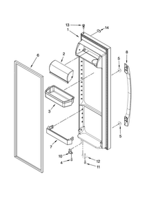 Part Location Diagram of LW10173409 Whirlpool DOR-FIP BL