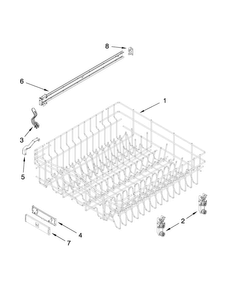 Part Location Diagram of W10442069 Whirlpool WHEEL