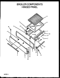 Part Location Diagram of 313756L Whirlpool PANEL, BROIL DOOR A NLA