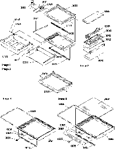 Deli, Shelves, Crisper Assemblies And Accessories Diagram and Parts List for SRD528VW-P1320402WW  Amana Refrigerator