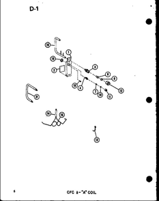 A Coil 2 Diagram and Parts List for CFC18AOM-A P67487-8C Amana Air Conditioner