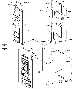 Refrigerator/freezer Door Trim And Panels Diagram and Parts List for SRD27TPSE-P1190313WE  Amana Refrigerator