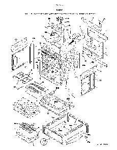 Body Diagram and Parts List for 79042539311  Kenmore Range