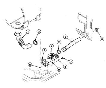 Drain Assy Diagram and Parts List for SWFA73WN  Speed Queen Washer