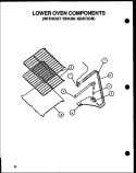 Part Location Diagram of 0311866 Whirlpool OVEN BOTTOM