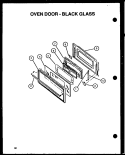 Part Location Diagram of 0088824 Whirlpool SUPPORT GLASS PANEL