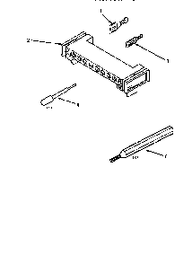 Mtr Conn Block/term & Extractor Tool Diagram and Parts List for LGM549L-P1176708WL  Amana Dryer