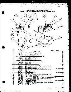 Icemaker Diagram and Parts List for TX20QBG-P1111704WG  Amana Refrigerator