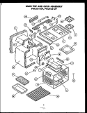 Part Location Diagram of 0061508 Whirlpool LO BACKRAIL