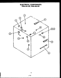 ELECTRICAL COMPONENTS Diagram and Parts List for PHU101-OF PHU1010OF Amana Range