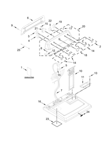 Part Location Diagram of W10789662 Whirlpool CONSOLE