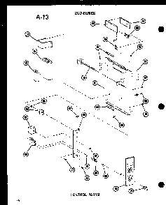 Section 23 Diagram and Parts List for 212-2JM P54655-65R Amana Air Conditioner