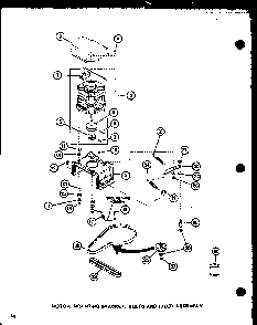 Section 7 Diagram and Parts List for LWD352L P1122902WL Amana Washer