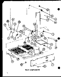 Section 12 Diagram and Parts List for BR-20H-P7680808W  Amana Refrigerator