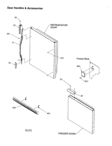 Part Location Diagram of 12123329 Whirlpool NLAINSTR,INSTALLARB2107A/ARB