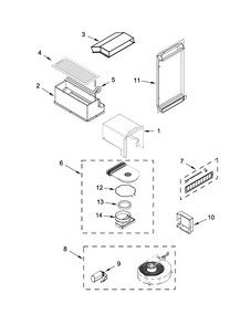 Blower Parts Diagram and Parts List for JDS1750ES0  Jenn-Air Range